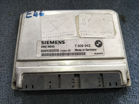 ECU 7 509 942 BMW E46 SIEMENS 5WK90008