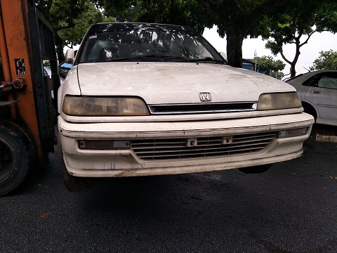 Half Cut Engine Bodyparts Honda Civic SH4 Scrap