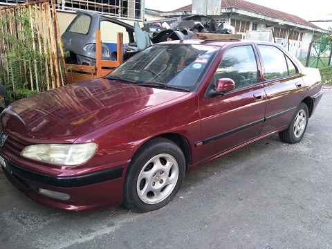 Half Cut Engine Bodyparts Peugeot 406  Scrap