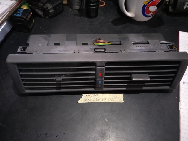 Air Cond Outlet 140 830 07 54 Mercedes W140 Air Cond Outlet