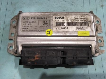 ECU 39110-2X340A KIA SPECTRA ECU 0 261 207 737