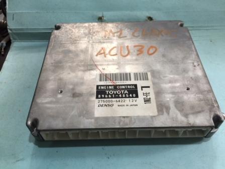 ECU 89661-48540 TOYOTA HARRIER ACU30  ECU 1MZ-FE